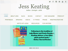 Tablet Screenshot of jesskeating.com